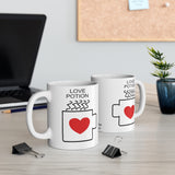 Love Potion Design on Mug 11oz