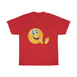 Happy Clapping Emoji Unisex Heavy Cotton Tee
