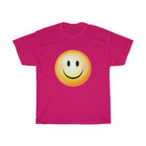 Happy Smiley Unisex Heavy Cotton Tee