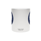 Leo Zodiac Metallic Mug (Silver / Gold) 11 oz