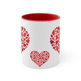Heart Of Hearts Accent Coffee Mug, 11oz