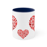 Heart Of Hearts Accent Coffee Mug, 11oz