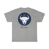 Taurus Zodiac Unisex Heavy Cotton Tee