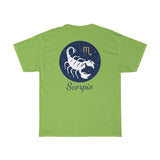 Scorpio Zodiac Unisex Heavy Cotton Tee