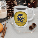 Gold Coin Capricorn Zodiac Design on Ceramic Mug 11oz