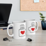 Love Potion Design 11oz White Mug