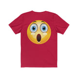 Surprised Emoji Unisex Jersey Short Sleeve Tee