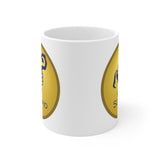 Gold Coin Scorpio Zodiac Design on Ceramic Mug 11oz