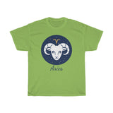 Aries Zodiac Unisex Heavy Cotton Tee