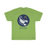 Scorpio Zodiac Unisex Heavy Cotton Tee