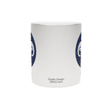 Aries Zodiac Metallic Mug (Silver / Gold) 11 oz