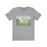 Three Lucky Unicorns Unisex Jersey Short Sleeve Tee