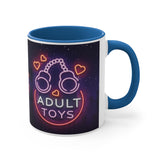 "Adult Toys" design on Accent Coffee Mug, 11oz