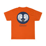 Gemini Zodiac Unisex Heavy Cotton Tee