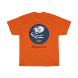 Aquarius Zodiac Unisex Heavy Cotton Tee