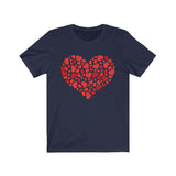 Heart Of Hearts Unisex Jersey Short Sleeve Tee