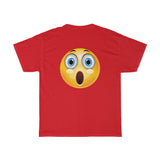 Surprised Emoji Unisex Heavy Cotton Tee