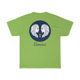 Gemini Zodiac Unisex Heavy Cotton Tee