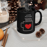 Love Potion Design 11oz Black Mug
