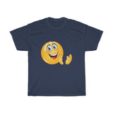 Happy Clapping Emoji Unisex Heavy Cotton Tee
