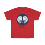 Gemini Zodiac Unisex Heavy Cotton Tee