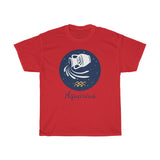 Aquarius Zodiac Unisex Heavy Cotton Tee