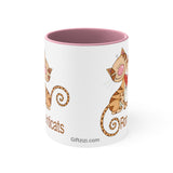 Romanticats Accent Coffee Mug, 11oz