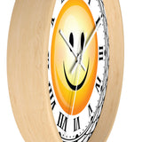 Happy Smiley Roman Numerals Wall clock