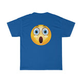 Surprised Emoji Unisex Heavy Cotton Tee
