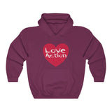 Love Action Unisex Heavy Blend™ Hooded Sweatshirt