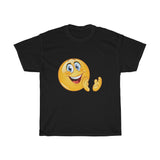 Happy Clapping Emoji Unisex Heavy Cotton Tee