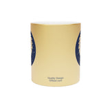 Leo Zodiac Metallic Mug (Silver / Gold) 11 oz
