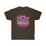"Adult Toys" design on Unisex Ultra Cotton Tee