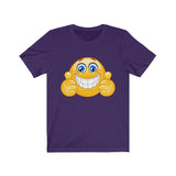 Big Smile Emoticon Unisex Jersey Short Sleeve Tee