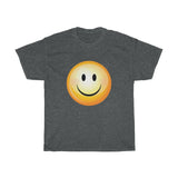 Happy Smiley Unisex Heavy Cotton Tee