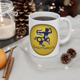 Gold Coin Sagittarius Zodiac Design on Ceramic Mug 11oz