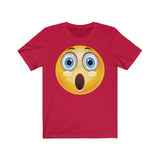 Surprised Emoji Unisex Jersey Short Sleeve Tee