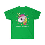 Lucky Unicorn Face Unisex Ultra Cotton Tee