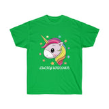 Lucky Unicorn Face Unisex Ultra Cotton Tee