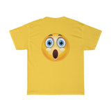 Surprised Emoji Unisex Heavy Cotton Tee