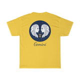 Gemini Zodiac Unisex Heavy Cotton Tee