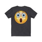 Surprised Emoji Unisex Jersey Short Sleeve Tee