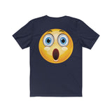 Surprised Emoji Unisex Jersey Short Sleeve Tee