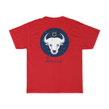 Taurus Zodiac Unisex Heavy Cotton Tee