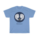 Gemini Zodiac Unisex Heavy Cotton Tee