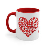 Heart Of Hearts Accent Coffee Mug, 11oz