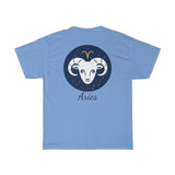 Aries Zodiac Unisex Heavy Cotton Tee