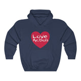 Love Action Unisex Heavy Blend™ Hooded Sweatshirt