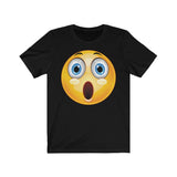 Surprised Emoji Unisex Jersey Short Sleeve Tee