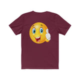 Cheery Emoji Unisex Jersey Short Sleeve Tee